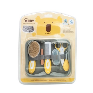 ชุดอุปกรณ์ตัดเล็บและหวี Baby Moby (Baby Grooming Set) ที่ตัดเล็บเด็ก กรรไกรตัดเล็บเด็ก เบบี้ โมบี้