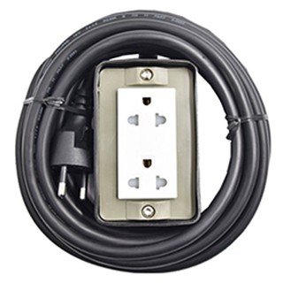 ชุดสายไฟพ่วง ELEKTRA 2x4 พร้อมสาย VCT 3x1.5Sq.mm. 5เมตร  EXTENSION CORD VCT3x1.5 Sq.mm 5M