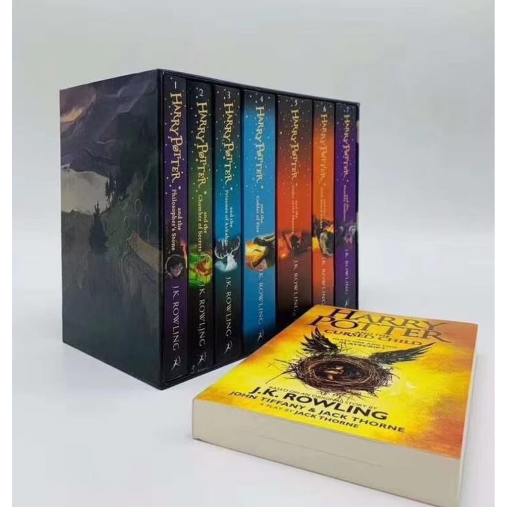 พร้อมส่ง Harry Potter Box Set 1-8 ครบชุด หนังสือภาษาอังกฤษปกอ่อนมาใน ...