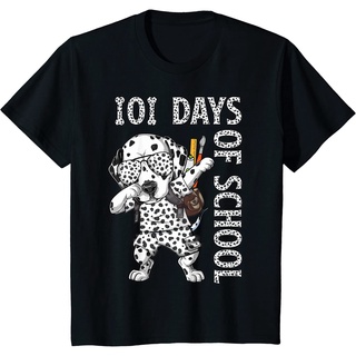 เสื้อยืดผ้าฝ้ายพรีเมี่ยม เสื้อยืด พิมพ์ลายสุนัขดัลเมเชียน 101 วัน