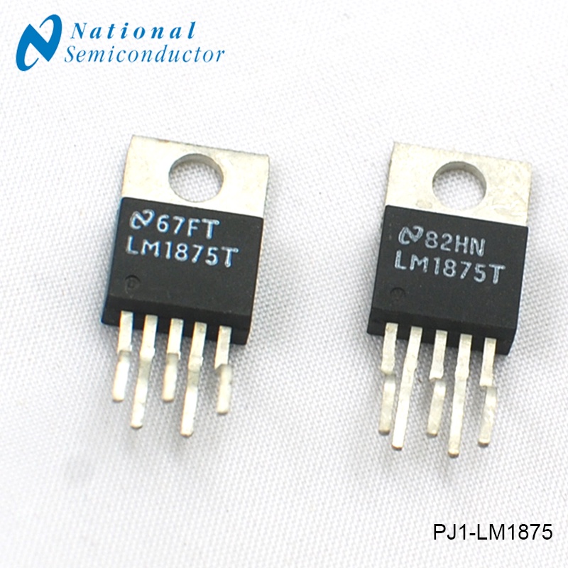 ของแท้ วงจรรวมเครื่องขยายเสียงตัวอักษร NS LM1875T เสียงสวย คลาสสิก สีขาว