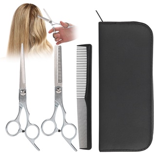 Hairdressing Scissors Kit ชุดกรรไกรสแตนเลสสําหรับร้านทําผมเพื่อสุขภาพและความงาม