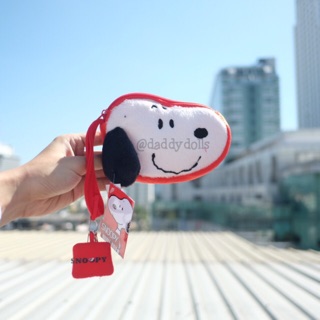 กระเป๋าใส่เหรียญ หน้า Snoopy สนูปปี้ 6นิ้ว Peanuts