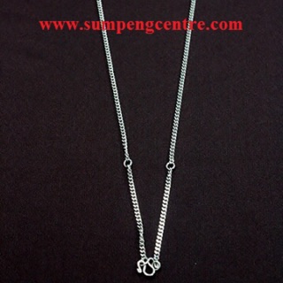 สร้อยแบนสแตนเลส เบอร์21 - 24 นิ้ว 3 องค์ Flat stainless necklaces no:21 - 24 inches 3 rings