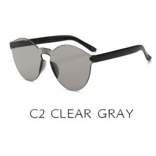 แว่นตากันแดดแฟชั่นชายหญิง สี Clear Grey