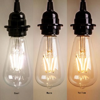 2 W-8 W ST 64 E 27 หลอดไฟ LED สไตล์วินเทจ