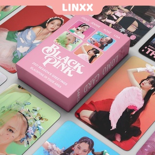 Linxx 54 Pcs BlackPink Album Lomo Card Kpop Photocard Postcard 2021 New Arrive Series