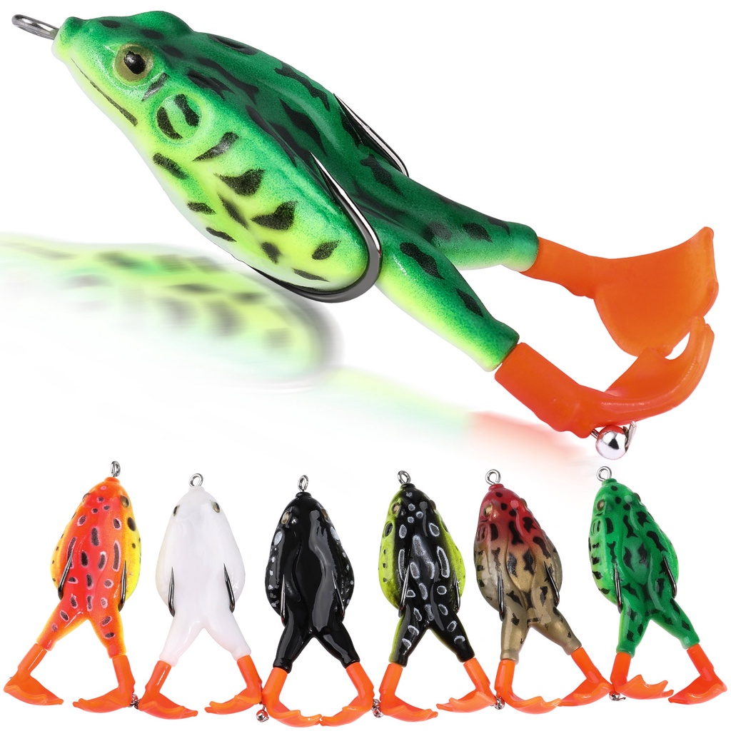 กบยาง บอดี้กบยางขาตบทรงแก้คัน เหยื่อปลอมยางนิ่ม กบยาง เหยื่อยาง เหยื่อตกปลาเสมือ