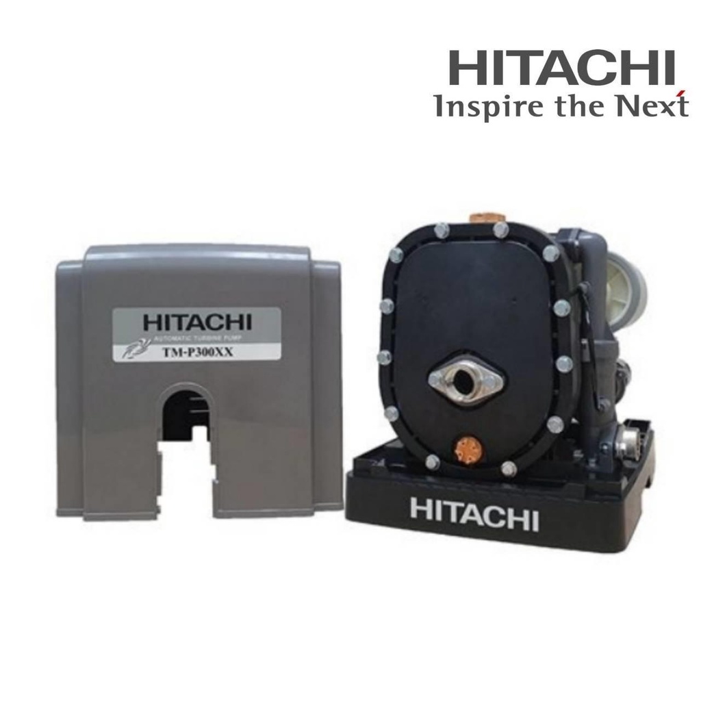 HITACHI ปั๊มน้ำอัตโนมัติแบบเทอร์ไบน์ 2 ใบพัด รุ่น TM-P300XX แรงดันน้ำคงที่ ทำงานเงียบ turbo  300 วัต