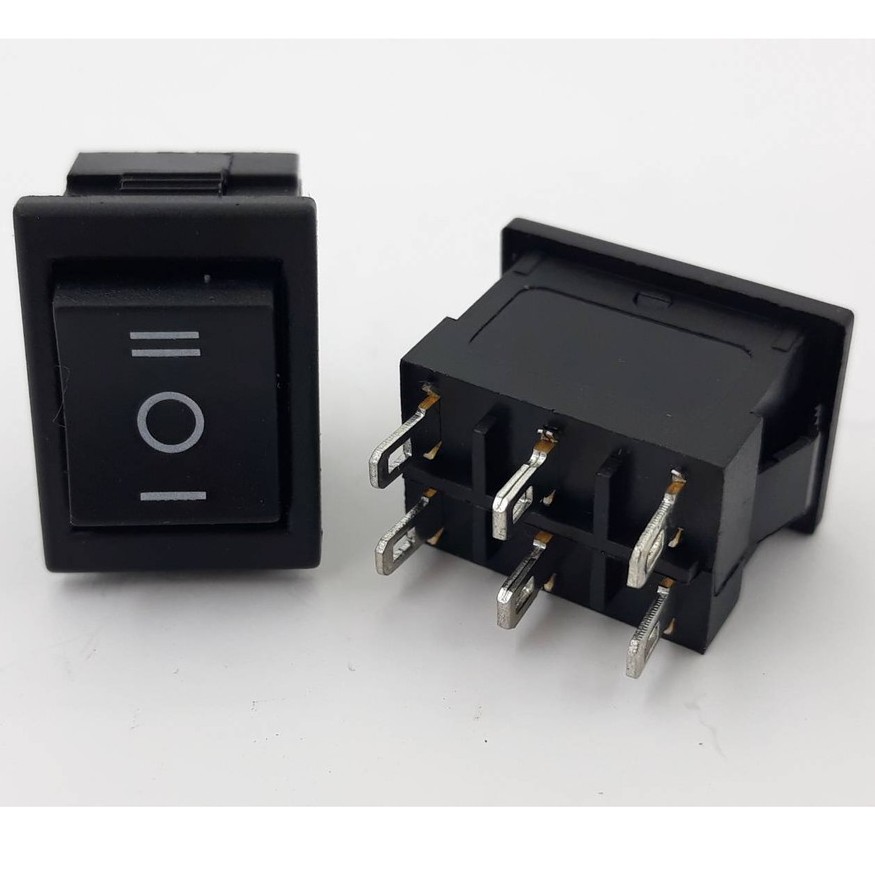 สวิทซ์กระดก6ขา3จังหวะON-OFF-ONสำหรับเครื่องเชื่อมอินเวอร์เตอร์switch KCD1-502 250VAC 6A Welder function switch