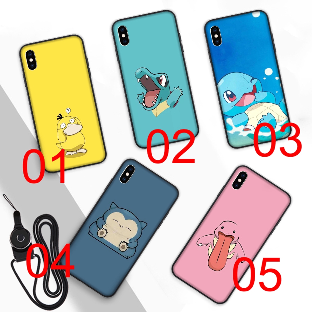 Pokemons Soft Case iPhone X XR XS Max 6s 6 7 8 Plus 5 5s se