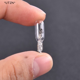 Utzn แผงแดชบอร์ดหลอดไฟเบรก 12V 1.2W T5 10 ชิ้น