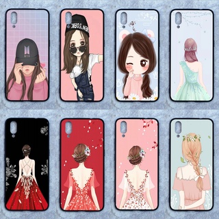 เคส Vivo X23 ลายผู้หญิง ขอบนิ่มหลังแข็ง เคสมือถือ เคสโทรศัพท์ Case เคส TPU ขอบนิ่มหลังแข็ง ไม่ขูดตัวเครื่อง ไม่กัดขอบ