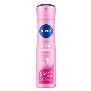 NIVEA นีเวีย เพิรล์ แอนด์ บิวตี้ เชฟ เลส สเปรย์ ระงับกลิ่นกาย 150 มล.