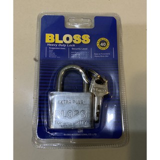 🔐BLOSS กุญแจสแตนเลส  ขนาด 30  40 50 คอสั้น,คอยาว