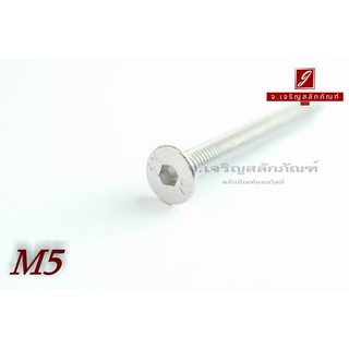 น็อตหัวจมเตเปอร์สแตนเลส M5x50