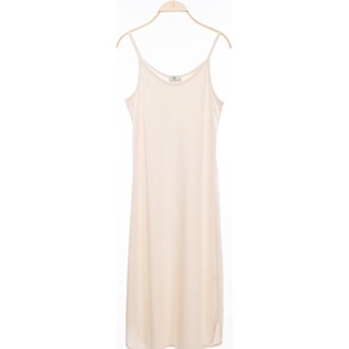 กรีน ค๊อตตอน ชุดนอนหญิงสายเดี่ยว Green Cotton Ladies’ Long Dress (Stretch Cotton) 12142