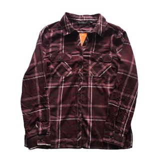 เสื้อเชิ้ตลายสก็อต มือ 1 รอบอก 38 นิ้ว