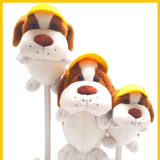 [WICO&amp;Friends]Golf Club Driver Cover White Rottweiler/  ไม้หัวกอล์ฟคลับชุดป้องกัน / Golf Club Head Cover Driver