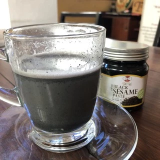 เจ งาดำบด / เนยงาดำ ขนาด 210กรัม (ตราไทไทแบรนด์) Black Sesame Paste รสหวานน้อย น้ำตาล3% LowSugar งาดำบดล้วนๆจนเป็นครีม