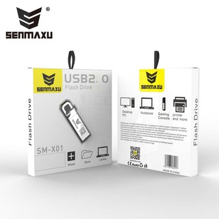 Flash Drive (4 GB) Senmaxu SM-X01 USB 2.0 Flash Drive 100MB/s - (สีเงิน) ฿550