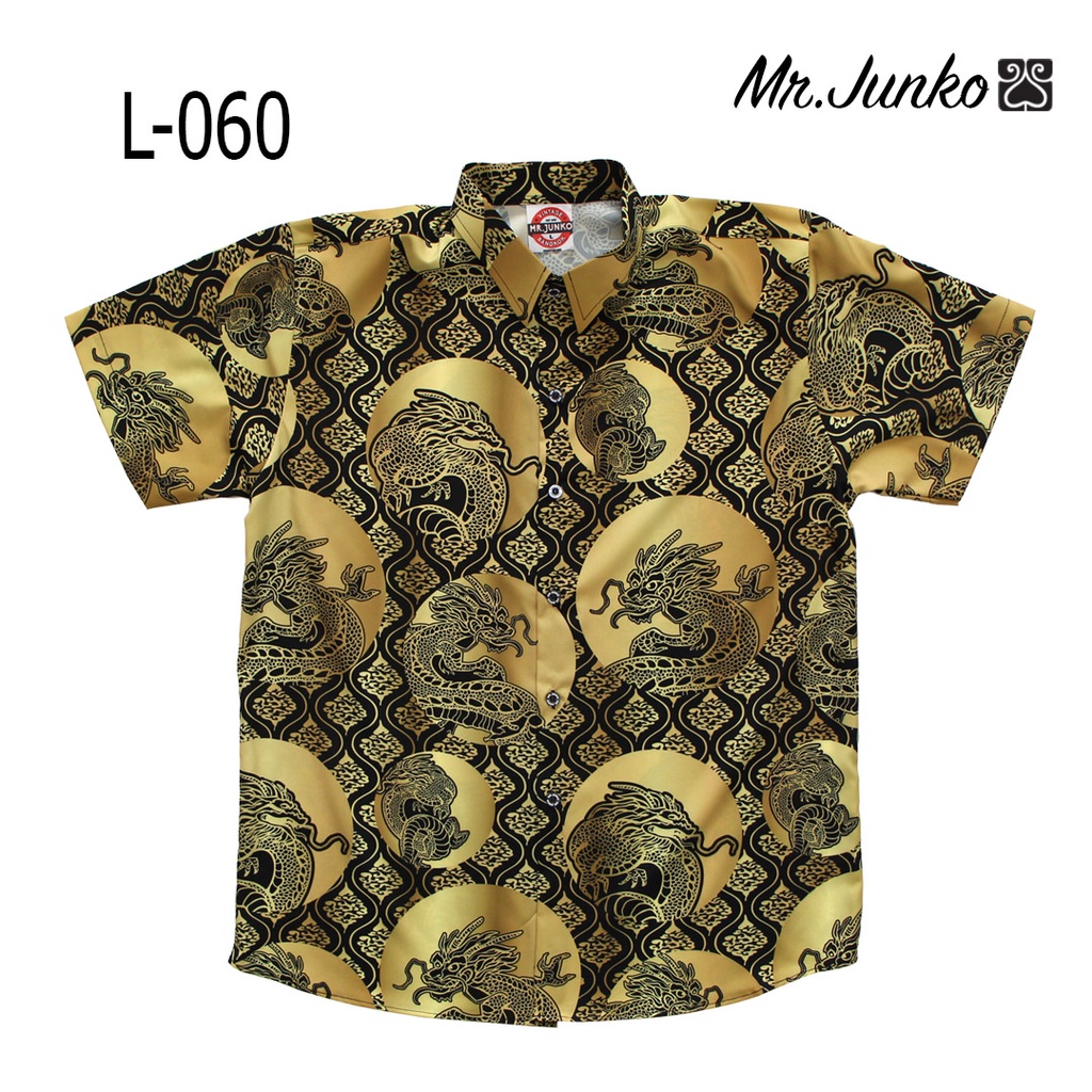 ส่งฟรี เชิ้ตแขนสั้น งานต่อลาย Mr-Junko ราคาคุ้มค่าที่สุด L-060