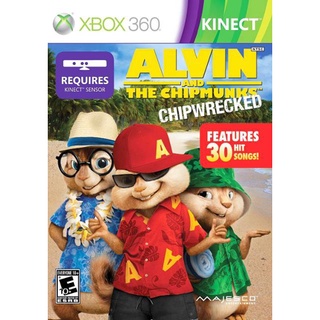 Alvin and The Chipmunks Chipwrecked xbox360 (Kinect) มี2โซนให้เลือก แผ่นเกมส์Xbox 360 แผ่นไรท์เล่นกับเครื่องที่แปลงแล้ว