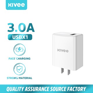 KIVEE AT22D 18W  หัวชาร์จ ที่ชาร์จโทรศัพท์ หัวชาร์จเร็ว ของแท้ รองรับ Fastcharger