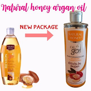 พร้อมส่ง - แพ็กเกตใหม่ Natural Honey Argan Oil 300 ml