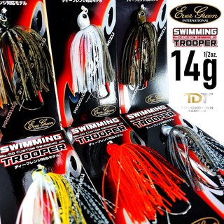 EVERGREEN MODO SWIMMING TROOPER 1/2oz. 14g. หัวจิ๊กรับเบอร์เบ็ดหนอน ยกเป็นกัด เมพขิงๆจ้า ของแท้ จากญี่ปุ่น