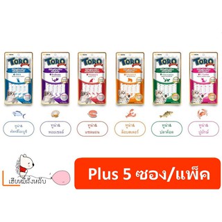 Toro Plus ขนมแมวเลียพรีเมี่ยม 5 ซอง/แพ็ค