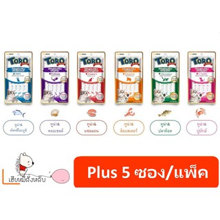 Toro Plus ขนมแมวเลียพรีเมี่ยม 5 ซอง/แพ็ค