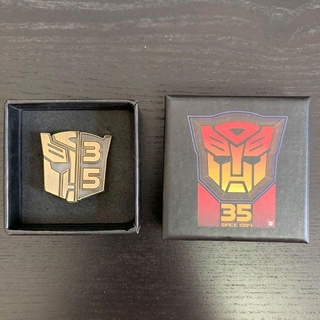 Transformers 35 years Brooch Pin Badge Original Collectibles เข็มสะสม ทรานส์ฟอร์เมอร์ส เข็มกลัด