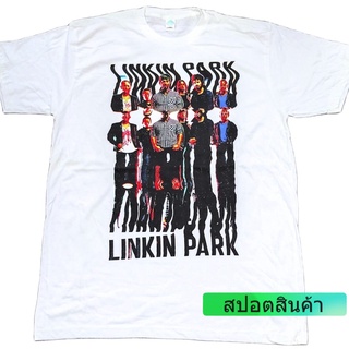 ROUND คอลูกเรือแฟชั่น [COD] เสื้อยืดวง LINKIN PARK ลิขสิทธิ์แท้ oversize-4XL