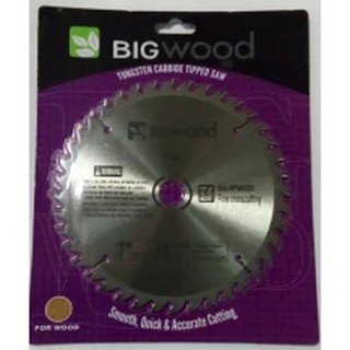 BIGWOOD ใบเลื่อยวงเดือน 7นิ้ว 40ฟัน ใบเลื่อยตัดไม้คุณภาพสูง รับประกันคุณภาพ