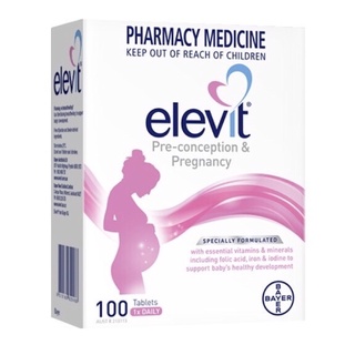 Elevit pregnancy multivitamin (ของแท้ พร้อมส่ง!!) 📌 Exp.3/2024📌 วิตามินช่วยในการตั้งครรภ์