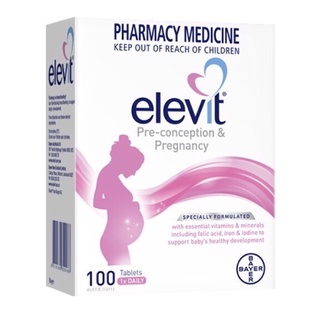 Elevit pregnancy multivitamin (ของแท้ พร้อมส่ง!!) 📌 Exp.02/2025📌 วิตามินช่วยในการตั้งครรภ์