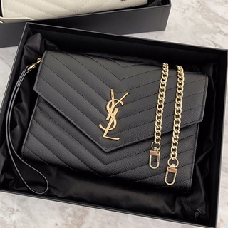 แท้💯New Ysl Clutch 8 นิ้ว 2022