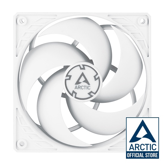ARCTIC P12 PWM PST (WHITE/WHITE) (Computer fan / พัดลมระบายความร้อนคอมพิวเตอร์)