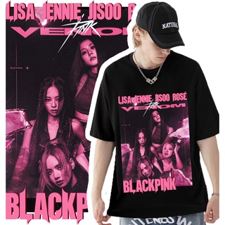 เสื้อยืดผ้าฝ้ายCOTTON เสื้อลิซ่า blackpink kpop เสื้อผ้าแฟชั่นสตรีท เสื้อยืดสไตล์เกาหลี Rose Jisoo เสื้อแบล็คพิ้ง Jennie