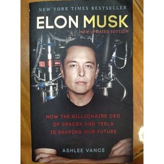 ELON MUSK/Ashlee Vance/หนังสือมือสองสภาพดี(ภาษาอังกฤษ)