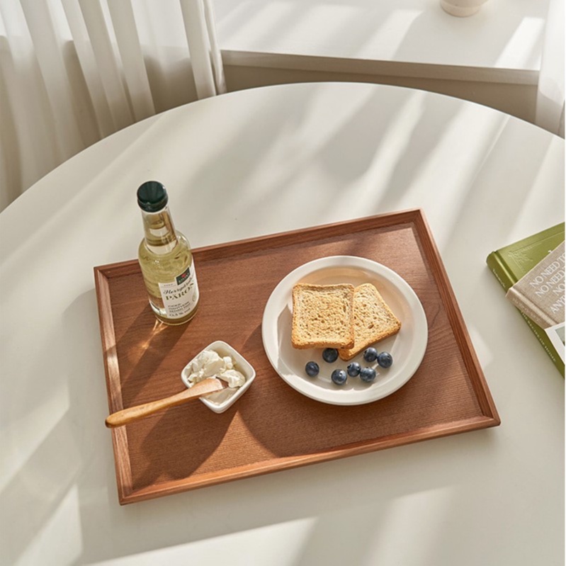 DECOVIEW Natural Wood Tray | DESIGN by KOREA