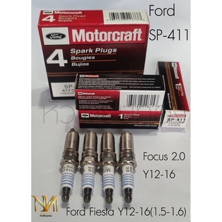 หัวเทียน Ford Fiesta 1.5,1.6 Focus 2.0 เบอร์แท้ SP-411 ส่งฟรี