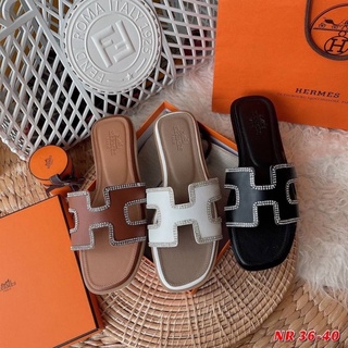 รองเท้า Hermes  Szie 36-40 งานสวยหนังดี