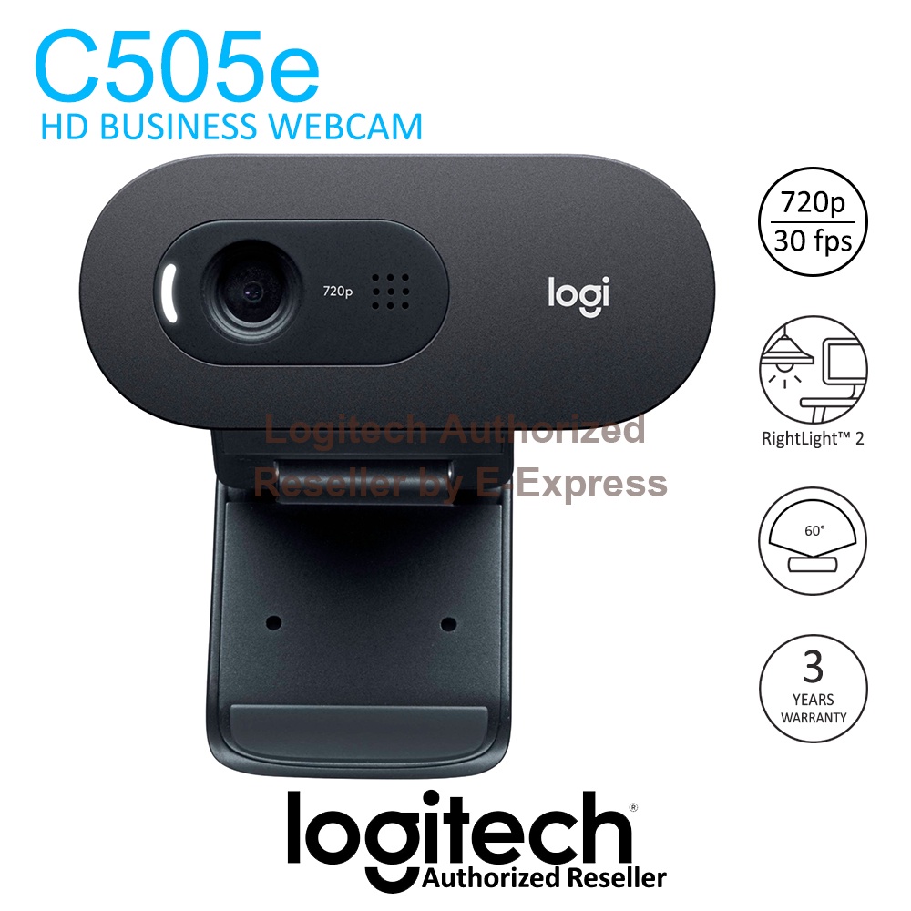 Logitech C505e HD Webcam กล้องเว็บแคม ของแท้ ประกันศูนย์ 3ปี