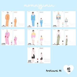 Postcard ARMY Season greeting WHITE by mommyjiminn