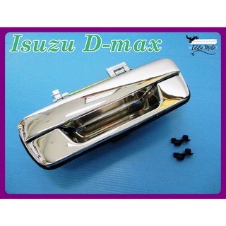 ISUZU D-MAX year 2003-2011 REAR OUTER DOOR HANDLE "CHROME"  // มือเปิดฝาท้ายอันกลาง ชุบโครเมี่ยม สินค้าคุณภาพดี