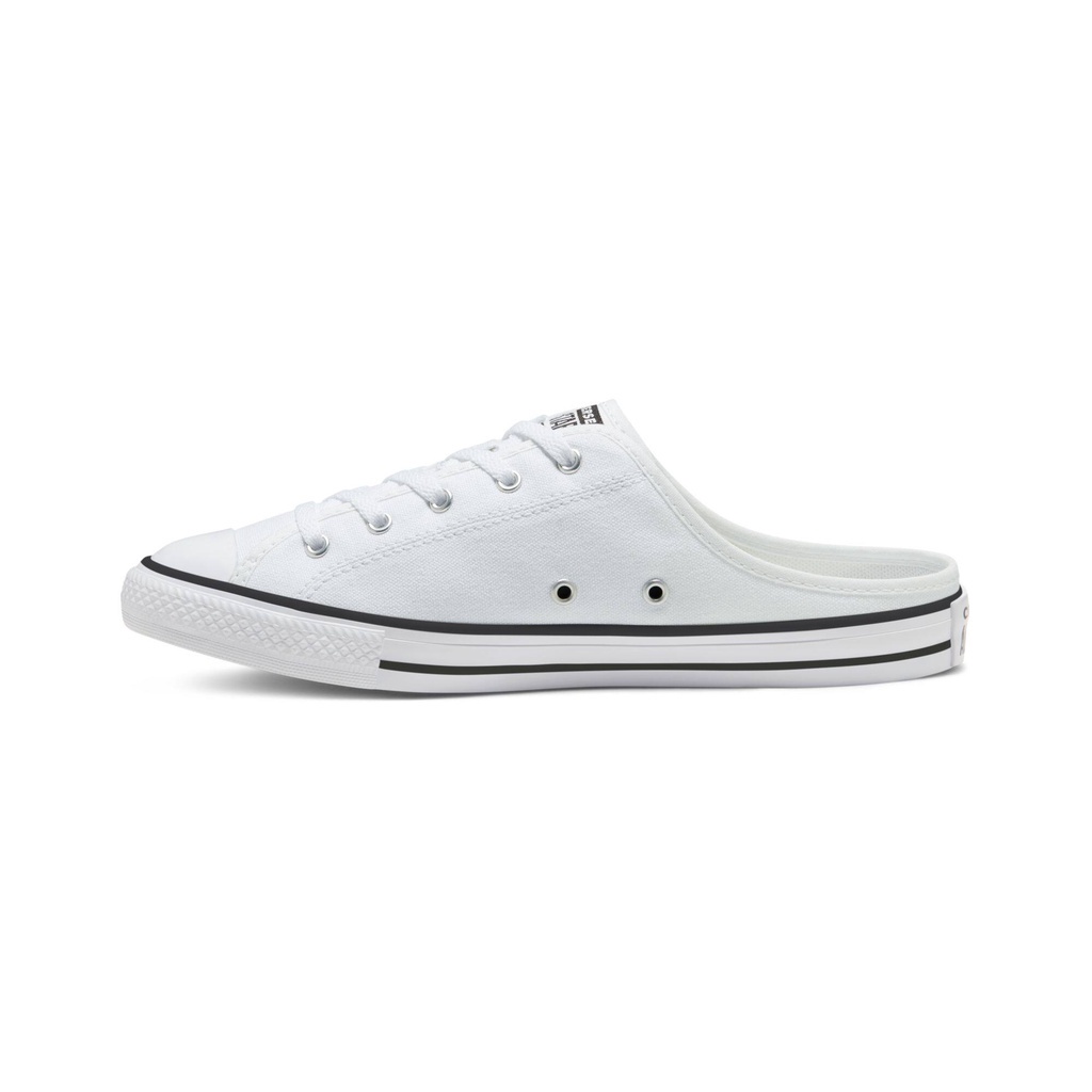 แท้ Converse Chuck Taylor All Star Dainty Mule รองเท้าผ้าใบแคนวาสระบายอากาศคลาสสิกn 35 