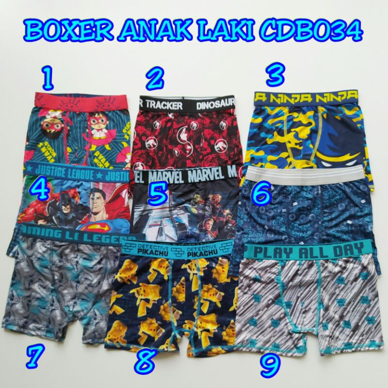 BOYS BOXERS CDB034**