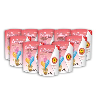 NatureGift Collagen Coffee เนเจอร์กิฟ คอลลาเจน คอฟฟี่ 1 ชุด มี 10 ถุง (ถุงละ 5 ซอง)